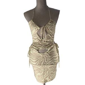 Dolls Kill Tic Toc Jocelyn Mini Dress in Lime Size Medium